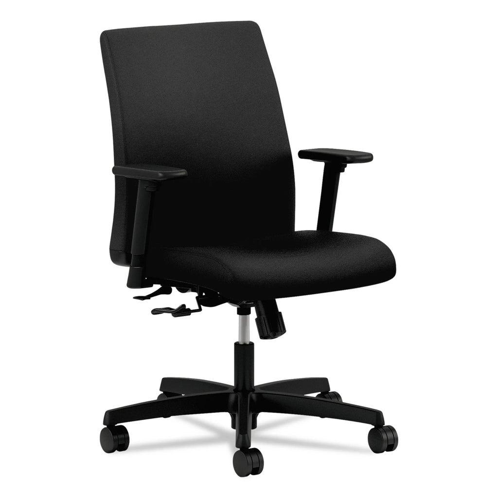 Black Fabric Low-Back Task Chair D93980