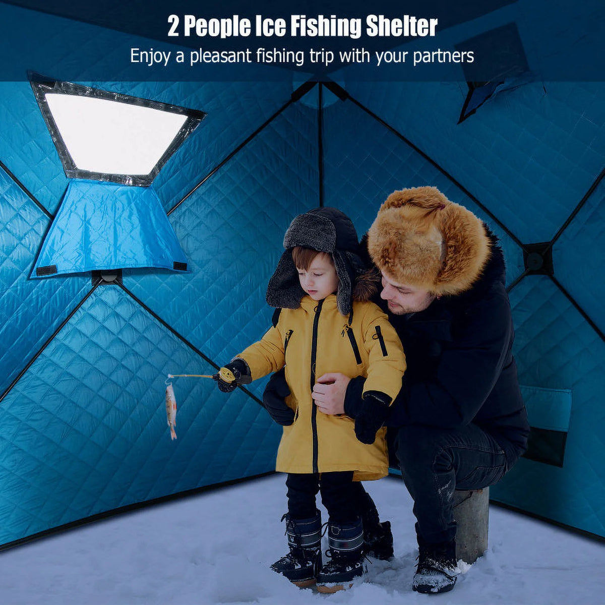 Portable Ice Shanty with Carrying Bag U7545